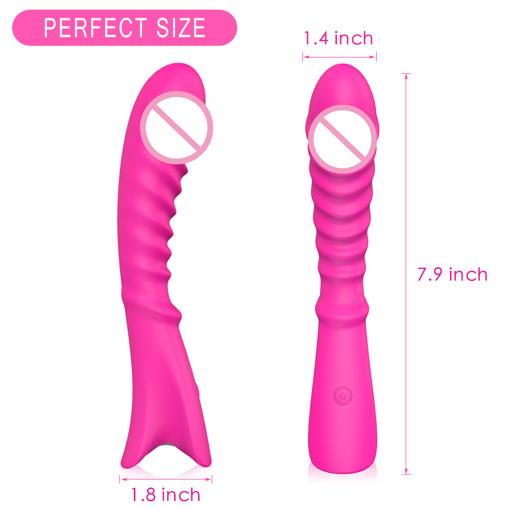 Hot Sale Silicone G Spot 9 Vibration Modes Vibrating Vibrator Sex Toy Women Adult