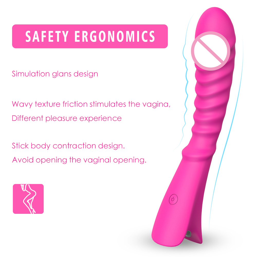 Hot Sale Silicone G Spot 9 Vibration Modes Vibrating Vibrator Sex Toy Women Adult