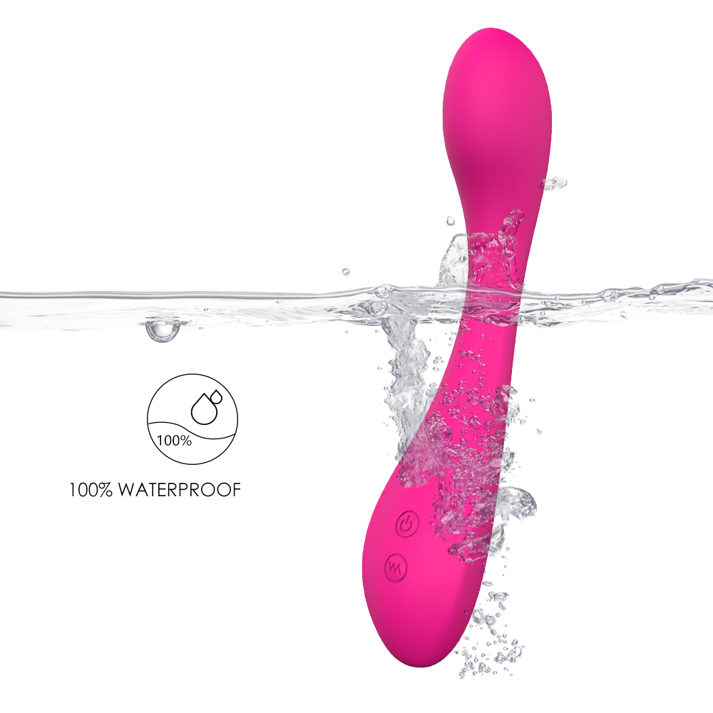 USB Rechargeable Waterproof Dildo Vibrator Natural Vibrations 9 Modes Silicone Women G Spot Vibrator