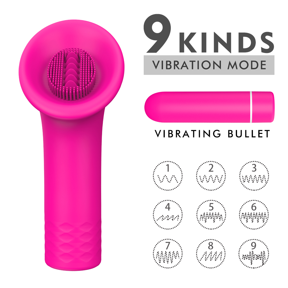 S-HANDE Wholesale 2 in 1 Bullet Vibrator Rechargeable g Spot with Clitoris Pussy Licking Tongue Vibrator Sex Toy Ass Licking