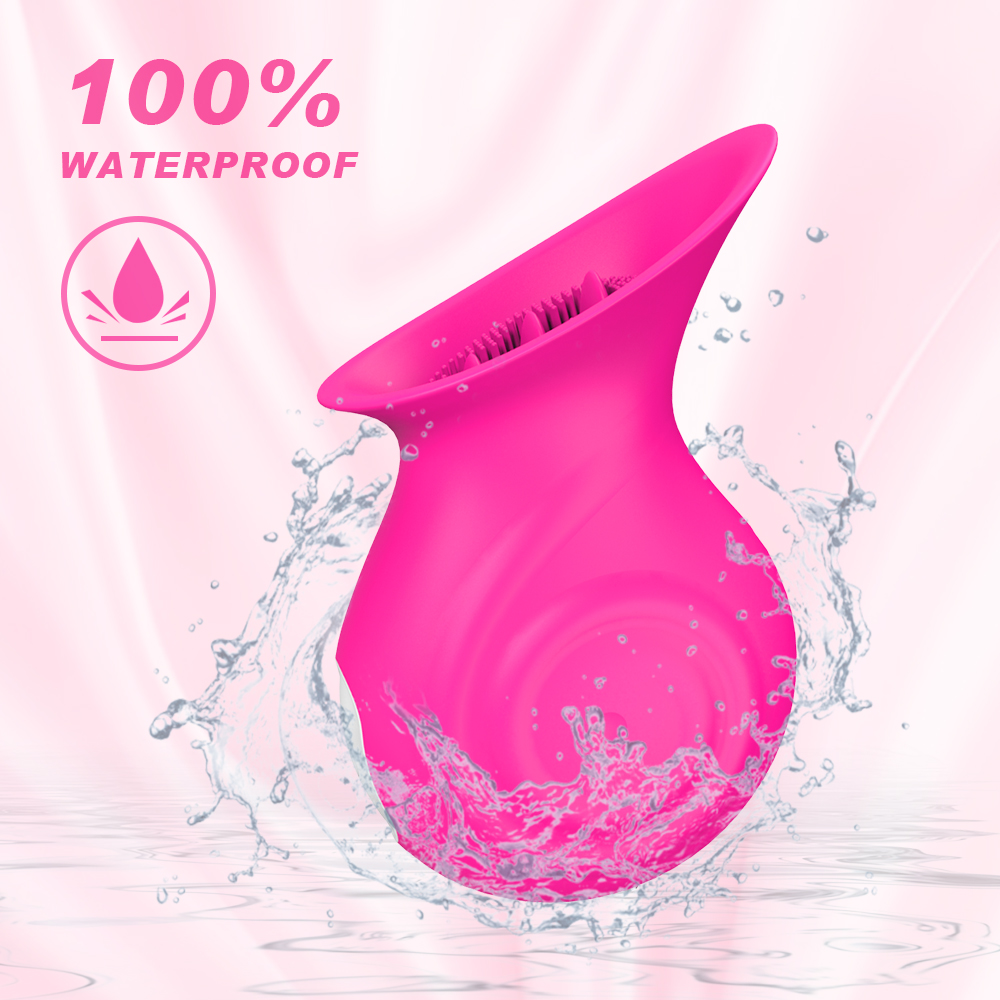 Silicone Tongue Sucking Clitoris Licking Vibrator for Women Orgasm
