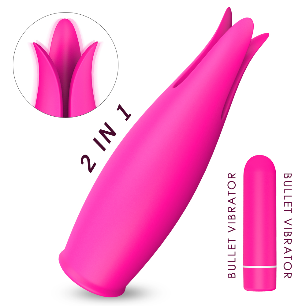 S-HANDE Wholesale Silicone Clitoris Stimulator Finger Sex-toys Janpen Av Licking Tongue Bullet Sex Vibrator Vibrator Tongue