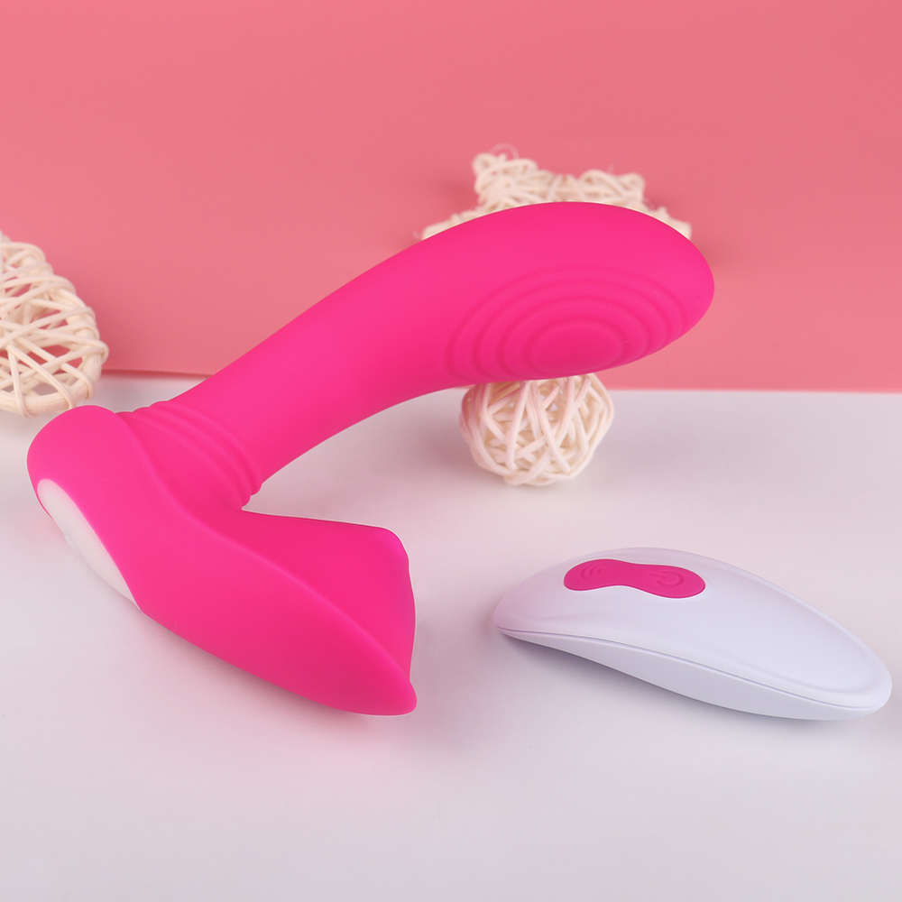 S-HANDE USB Rechargeable 9 Vibration Vagina and Clitoris Stimulation Remote Wireless Wearable Vibrator for Female Couple