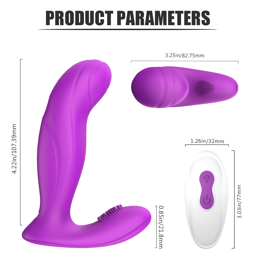 S-HANDE Wearable Women Vibrator with Remote Control and 9 Vibration Patterns for Hands-free G-spot Clit Vibrator for Female