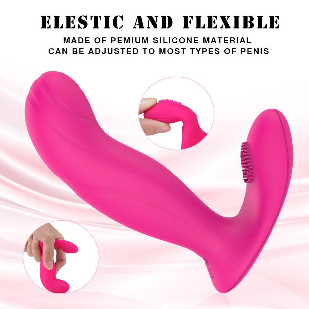 S-HANDE Wearable Women Vibrator with Remote Control and 9 Vibration Patterns for Hands-free G-spot Clit Vibrator for Female