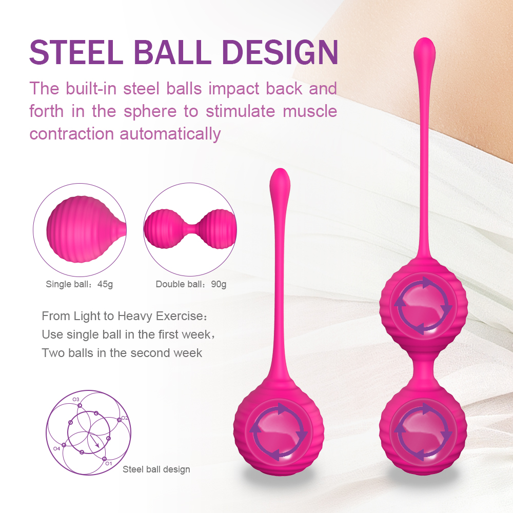 S-HANDE Hot Sell Sex Products Smart Balls Set  Woman Pelvic Floor Exerciser Medical Soft Silicone Sex Toy Kegel Ben Wa Balls