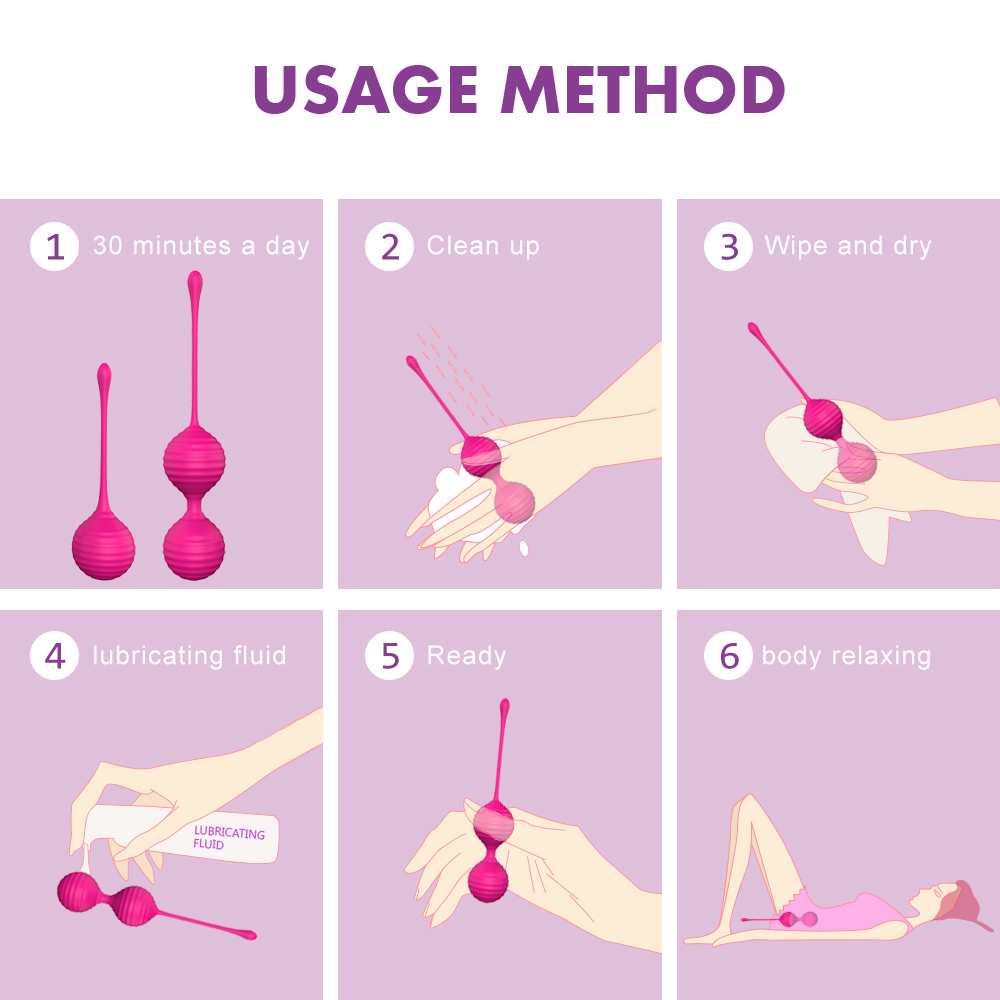 S-HANDE Hot Sell Sex Products Smart Balls Set  Woman Pelvic Floor Exerciser Medical Soft Silicone Sex Toy Kegel Ben Wa Balls