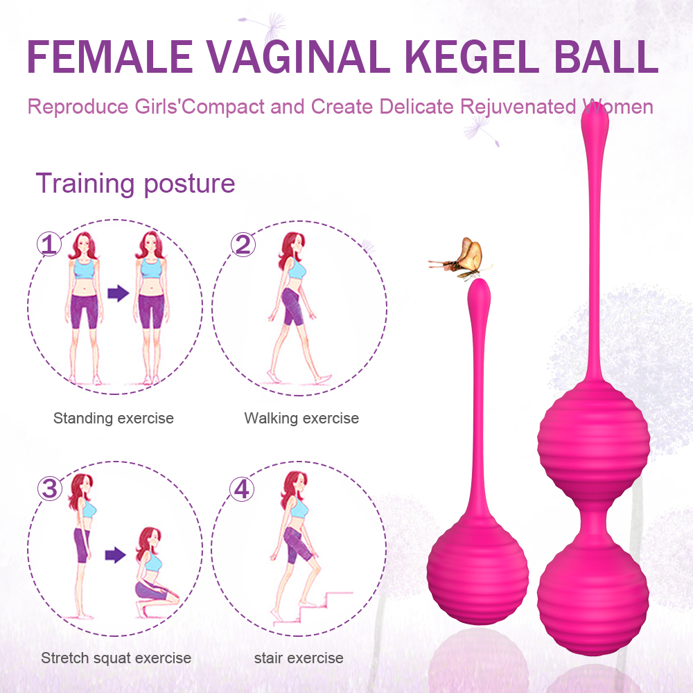 S-HANDE Hot Sell Sex Products Smart Balls Set  Woman Pelvic Floor Exerciser Medical Soft Silicone Sex Toy Kegel Ben Wa Balls