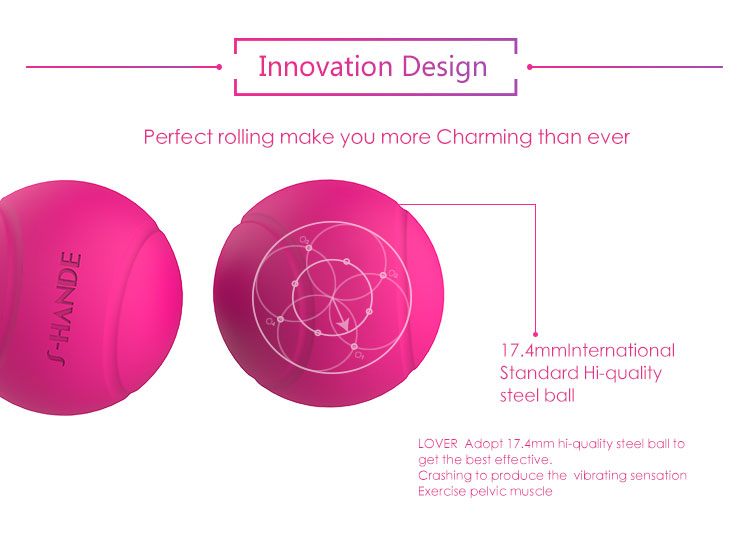 Hot Selling Kegel Exercise Weight, Set of 2 Geisha Balls Silicone Ben Wa Balls