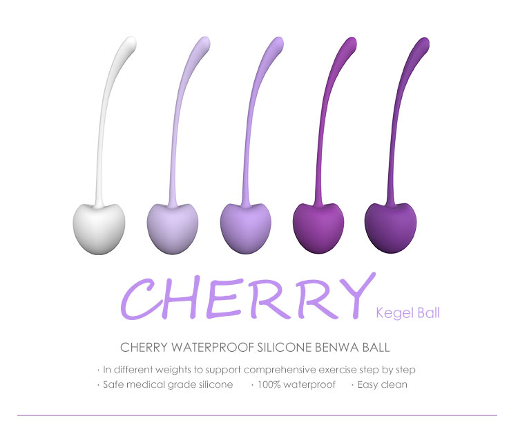 S-HANDE Different Weighted Cherry Vaginal Dumbbell Kegel Balls Exercise Pelvic Floor Exercise Vagina Balls Kegel Balls for Women