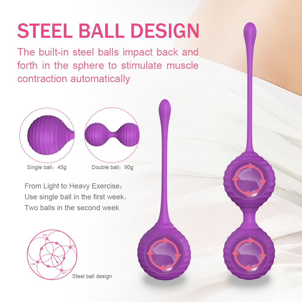 High Quality  Kegel Ball Exercise Love Smart Balls for Woman Soft Silicone Sex Toy Kegel Ball