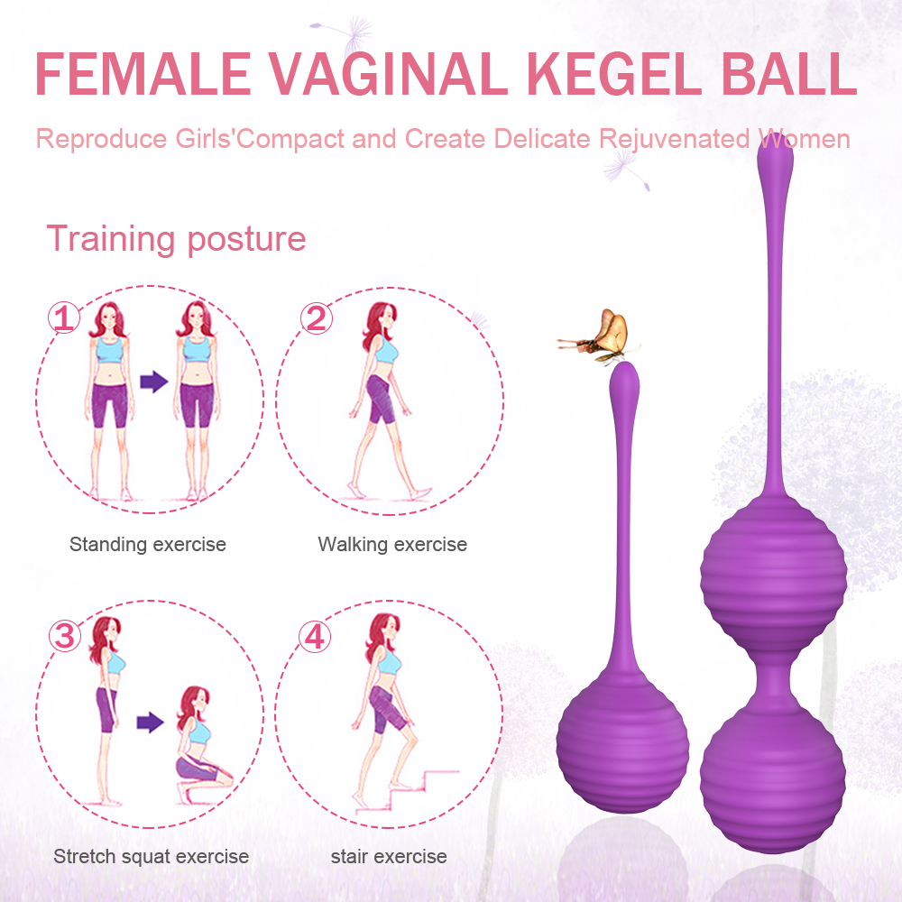 High Quality  Kegel Ball Exercise Love Smart Balls for Woman Soft Silicone Sex Toy Kegel Ball