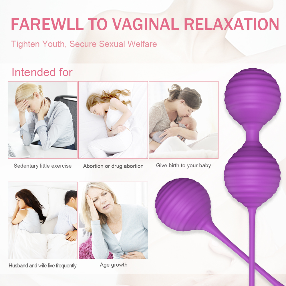 High Quality  Kegel Ball Exercise Love Smart Balls for Woman Soft Silicone Sex Toy Kegel Ball