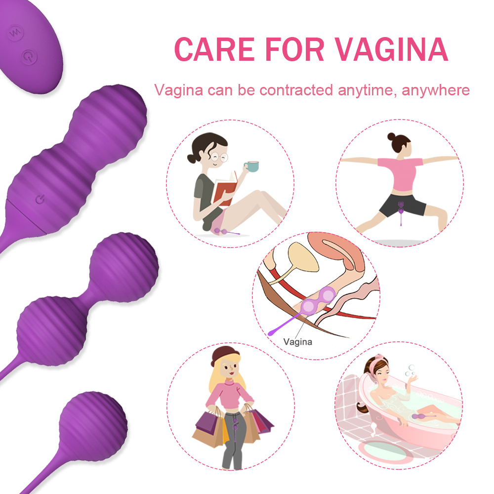 S-HANDE Healthcare Product Different Weighted Ben Wa Kegel Exerciser Weights Balls for Pelvic Floor Muscle