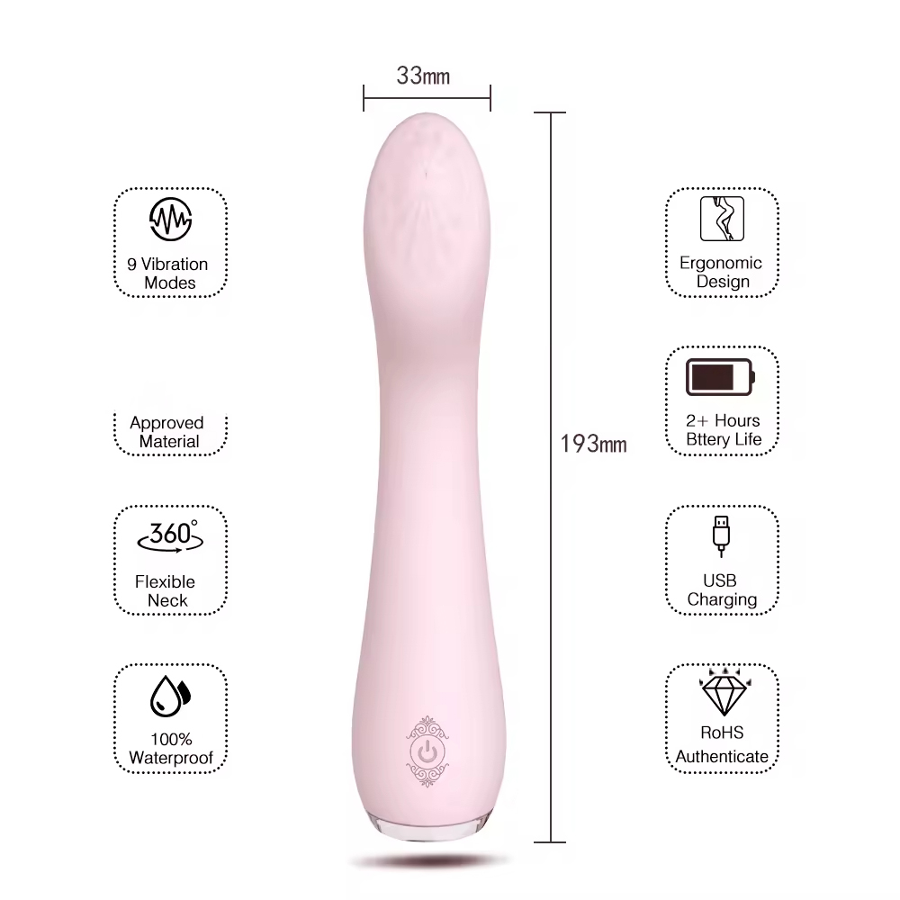 S-HANDE Chinese Products Wholesale Vibrator Sex Female Silicone Massage Vibrator Hotel Room Waist Hand Massage Simulation Tool