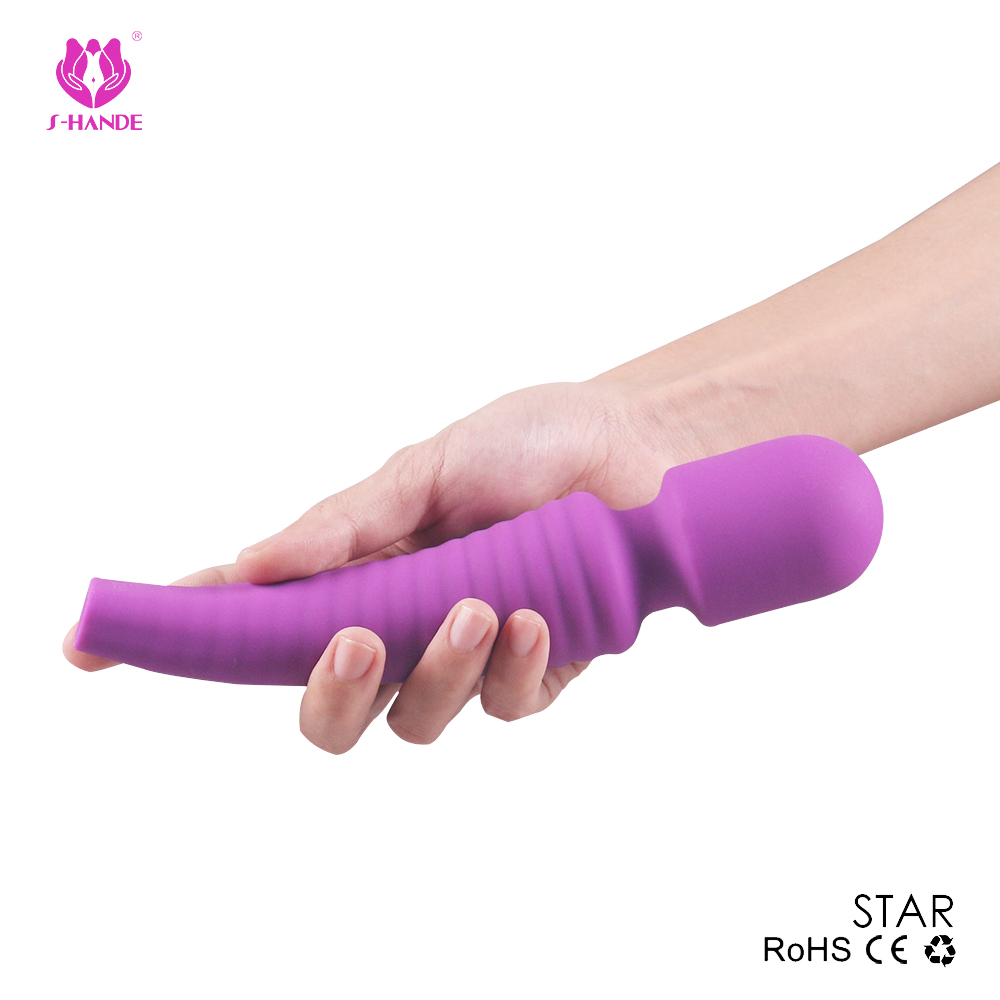 Factory Direct Supply Rechargeable Cordless Body Massage Vibrator for Women Powerful Personal Handheld Wand Massager