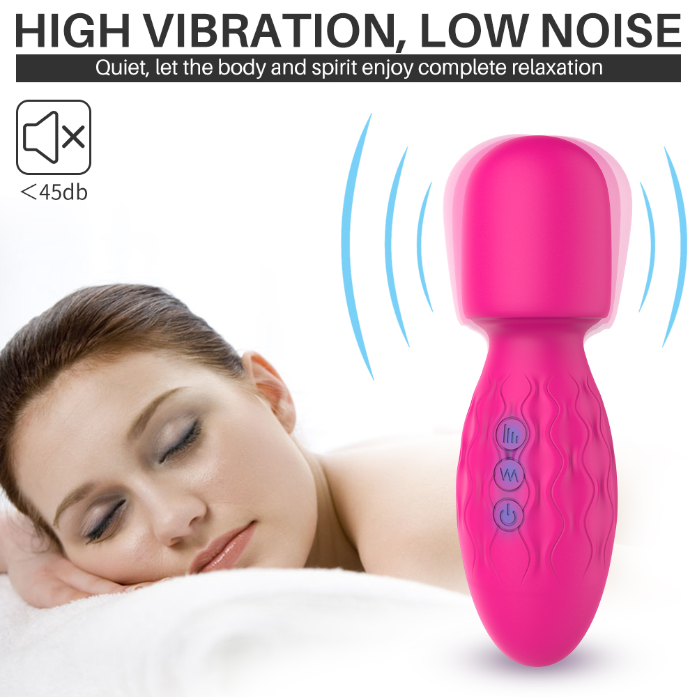 S-HANDE Factory Wholesale Silicone Waterproof 28 Modes Head Massager Vibration Mini Electric Hand Massaging Head Massager Gun