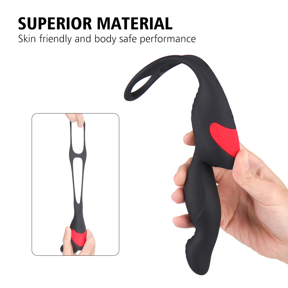 S-HANDE Soft Silicone the Latest Sex Toy Rechargeable Prostate Massager for Men Masturbate