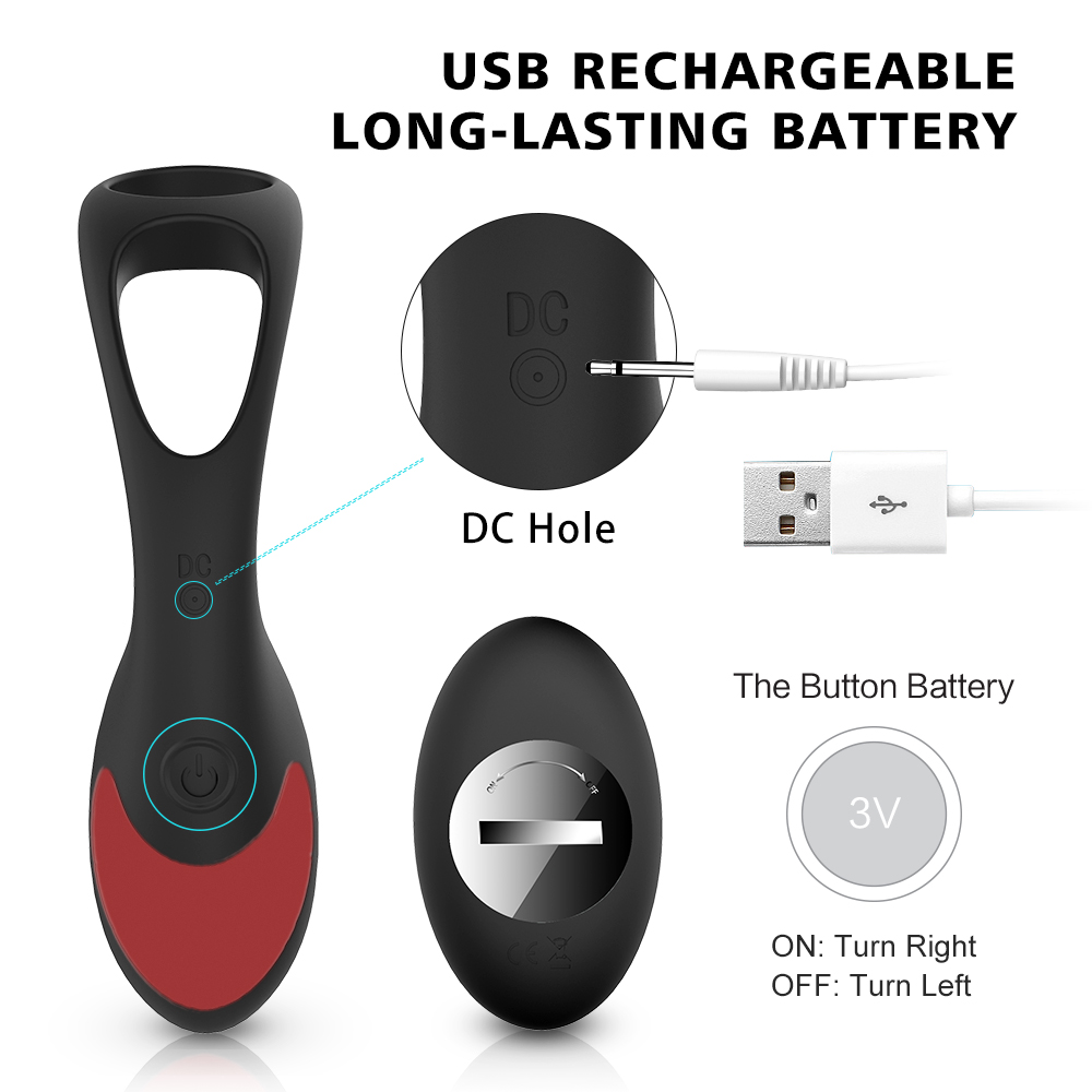 S-HANDE Soft Silicone the Latest Sex Toy Rechargeable Prostate Massager for Men Masturbate