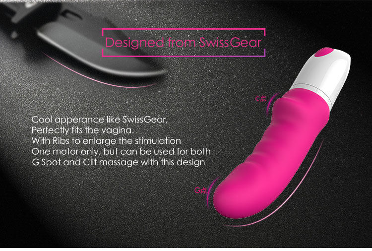 IPX7 Waterproof 9 Vibration Modes Rotating Head Dildo Vibrator for Adult Sex Toys