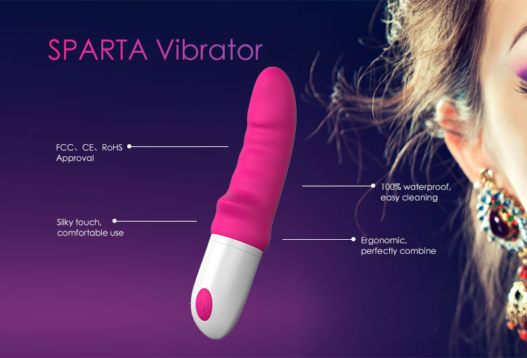 IPX7 Waterproof 9 Vibration Modes Rotating Head Dildo Vibrator for Adult Sex Toys