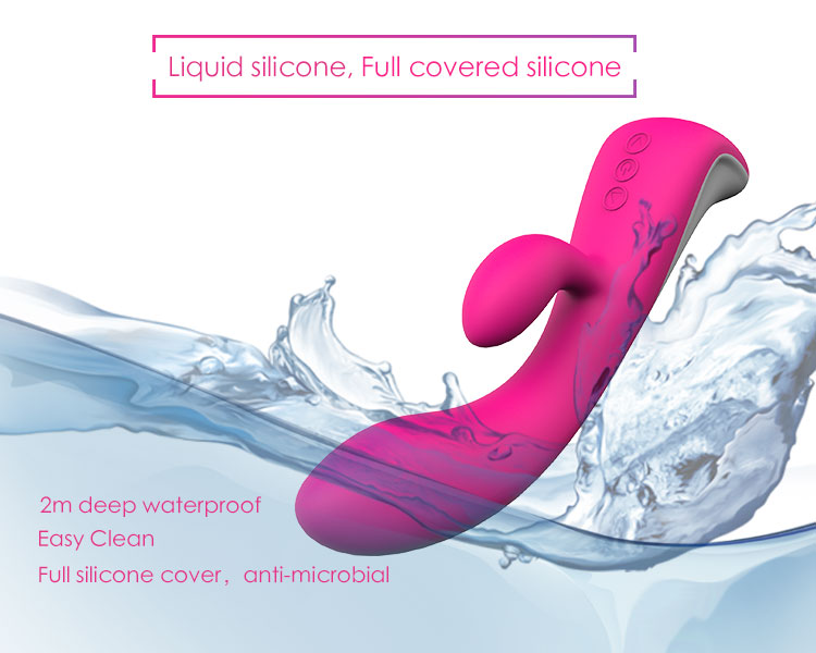 Luxury Adult Product Moving 9*9 Dual Vibration Modes G Spot Clit StimulateWomen  Rabbit Vibrator Sex Toy