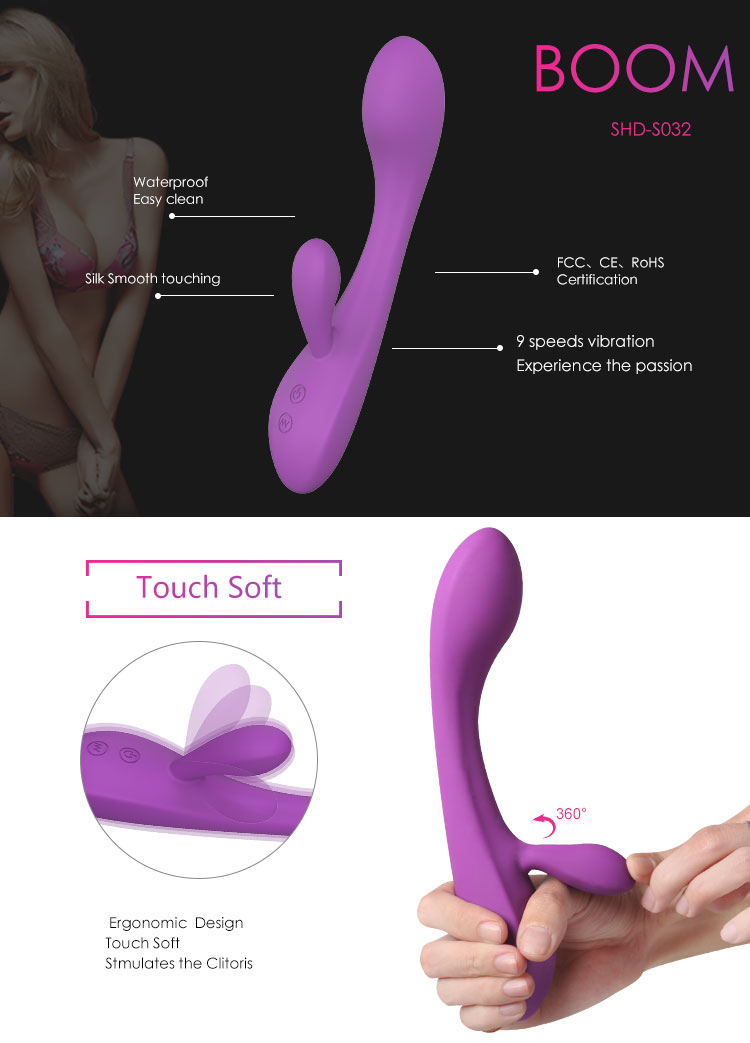 G Spot Dildo Rabbit Silicone Vibrator for Women Dual Vibration Waterproof Female Vagina Clitoris Massager Adult Sex Toy