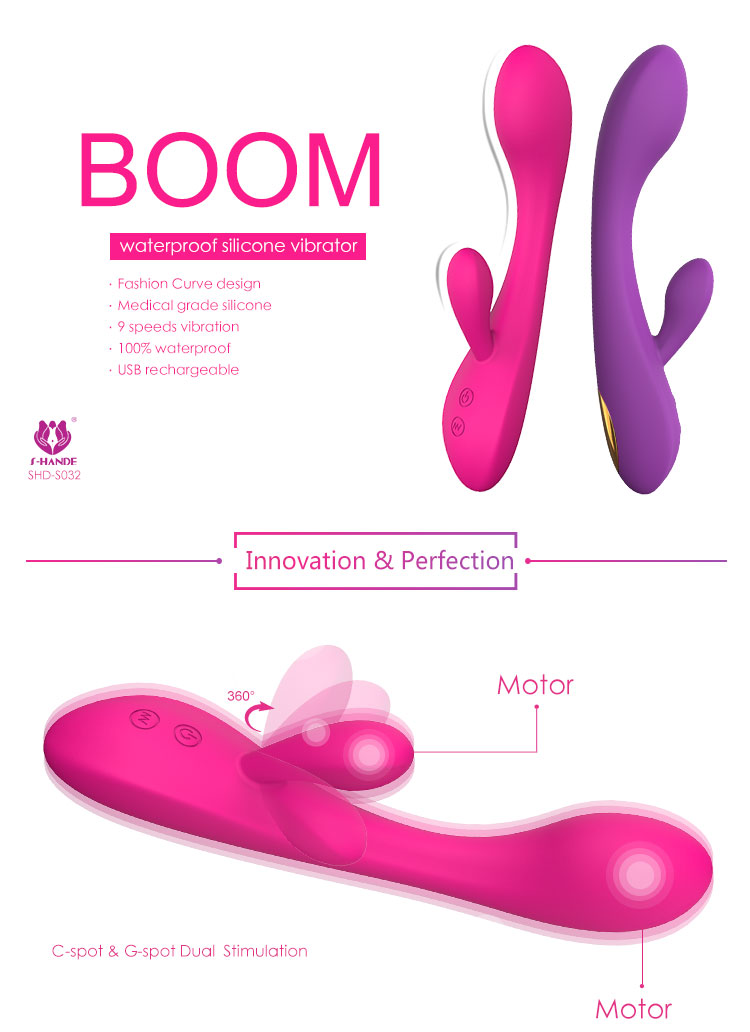 G Spot Dildo Rabbit Silicone Vibrator for Women Dual Vibration Waterproof Female Vagina Clitoris Massager Adult Sex Toy