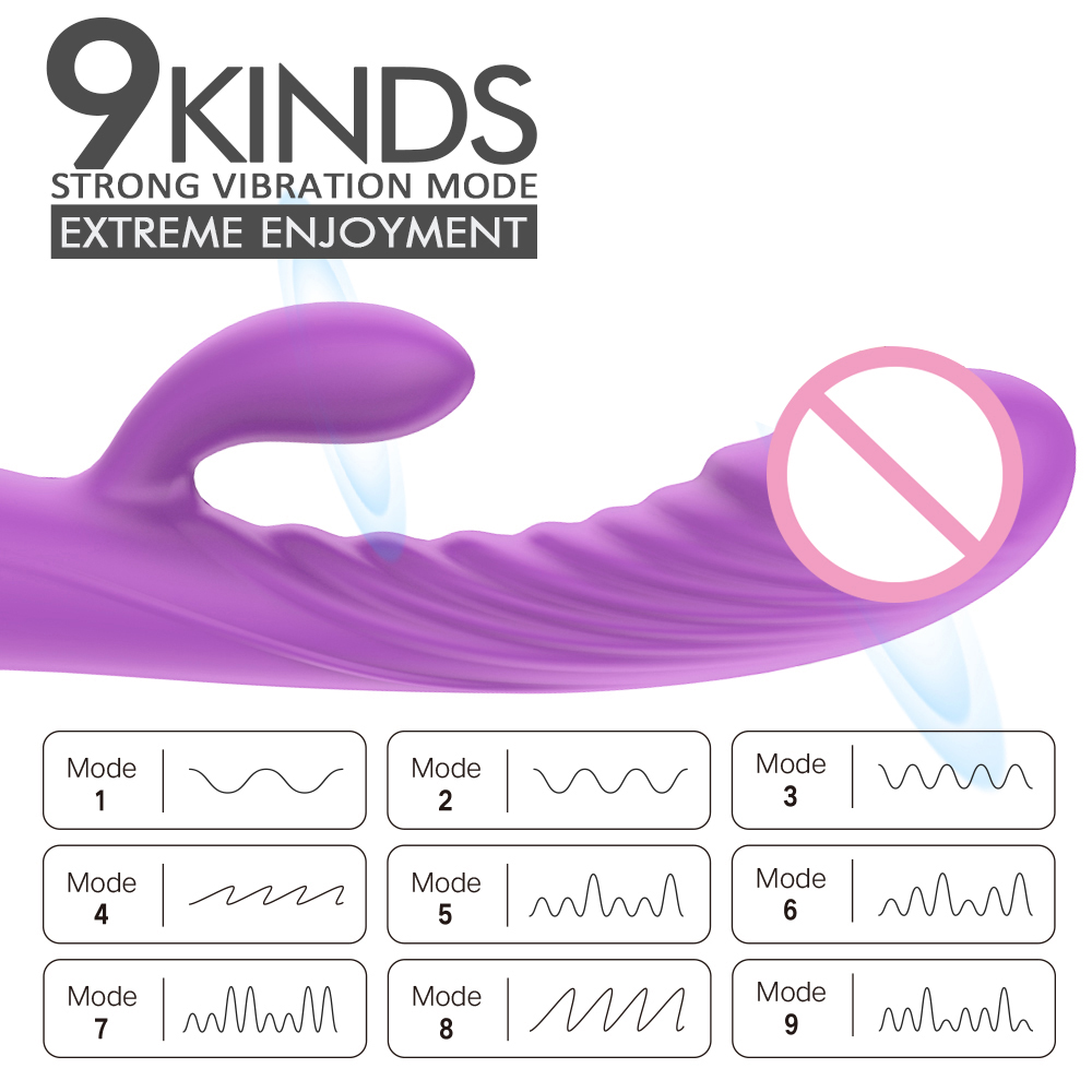 S-HANDE Wholesale High Quality Usb Charger Vibrating Pussy g Spot Rabbit Dildo Purple Sex Toy Rabbit Vibrators for Women