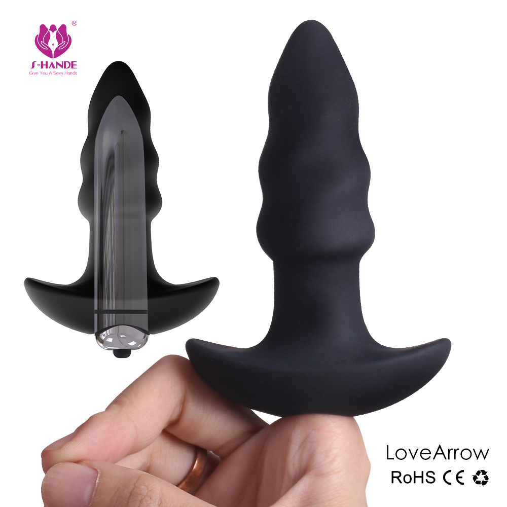 Factory Supply Sex Toy Men Anal Vibrator 1/3/7 Speed Vibration Butt Plug Waterproof