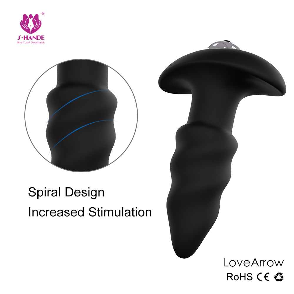 Factory Supply Sex Toy Men Anal Vibrator 1/3/7 Speed Vibration Butt Plug Waterproof