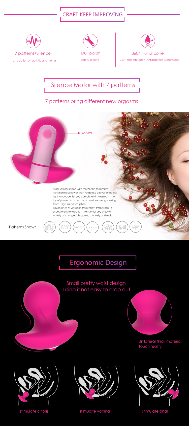 S-HANDE ORIGINAL FACTORY Soft Silicone Online Sex Toys Shop China Silicone Butt Plug and Strap on Vibrator