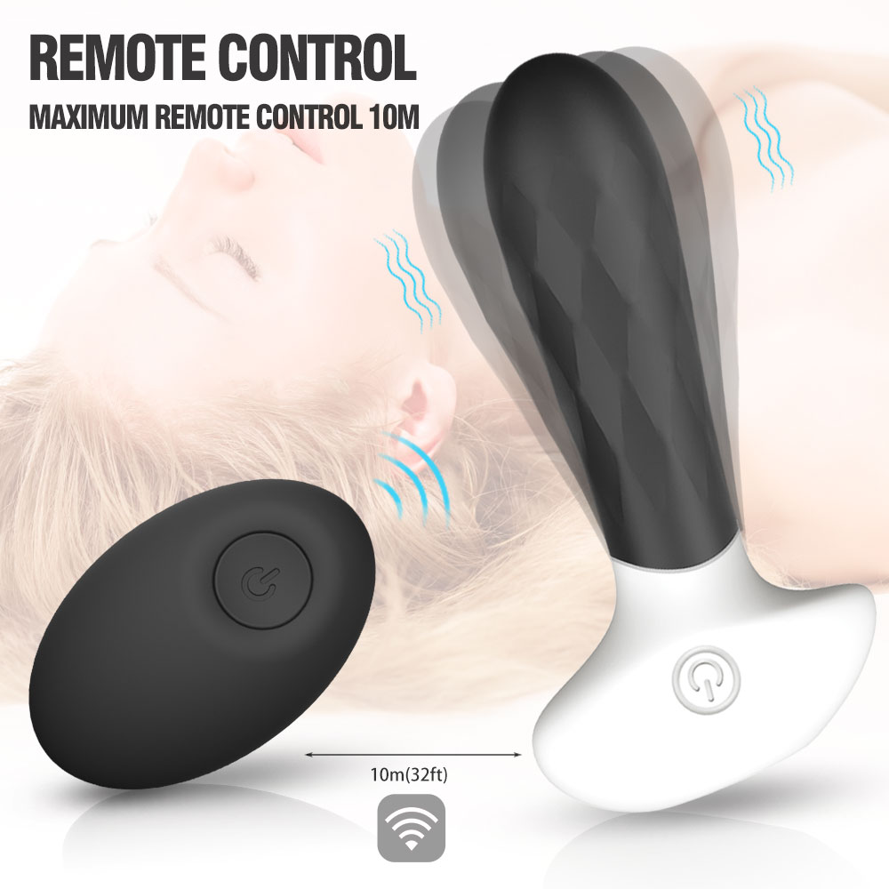 Full Silicone Rechargeable Ass Adult Anal Vibrating  Toys Wireless  Electrical  Anal Plug