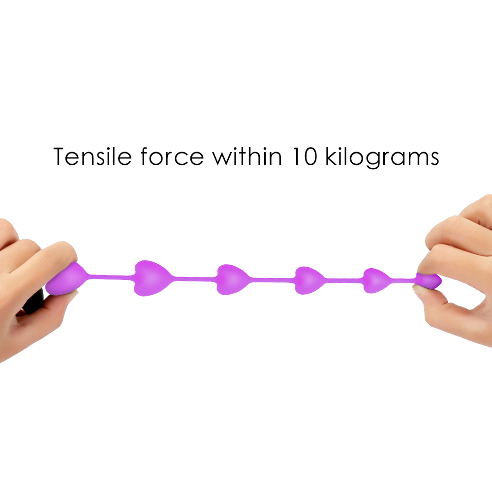 Anal Beads Clitoris Stimulated Prostate Massage Silicone Anal Beads for Woman Man Anal Butt Plug