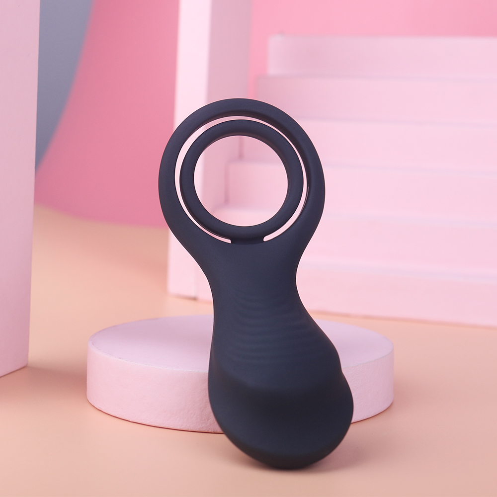 S-HANDE High Quality Soft Silicone Adult Erotic Toys Delay Ejaculation Prostate Massager Gay Anal Vibrator Plug Penis Cock Ring