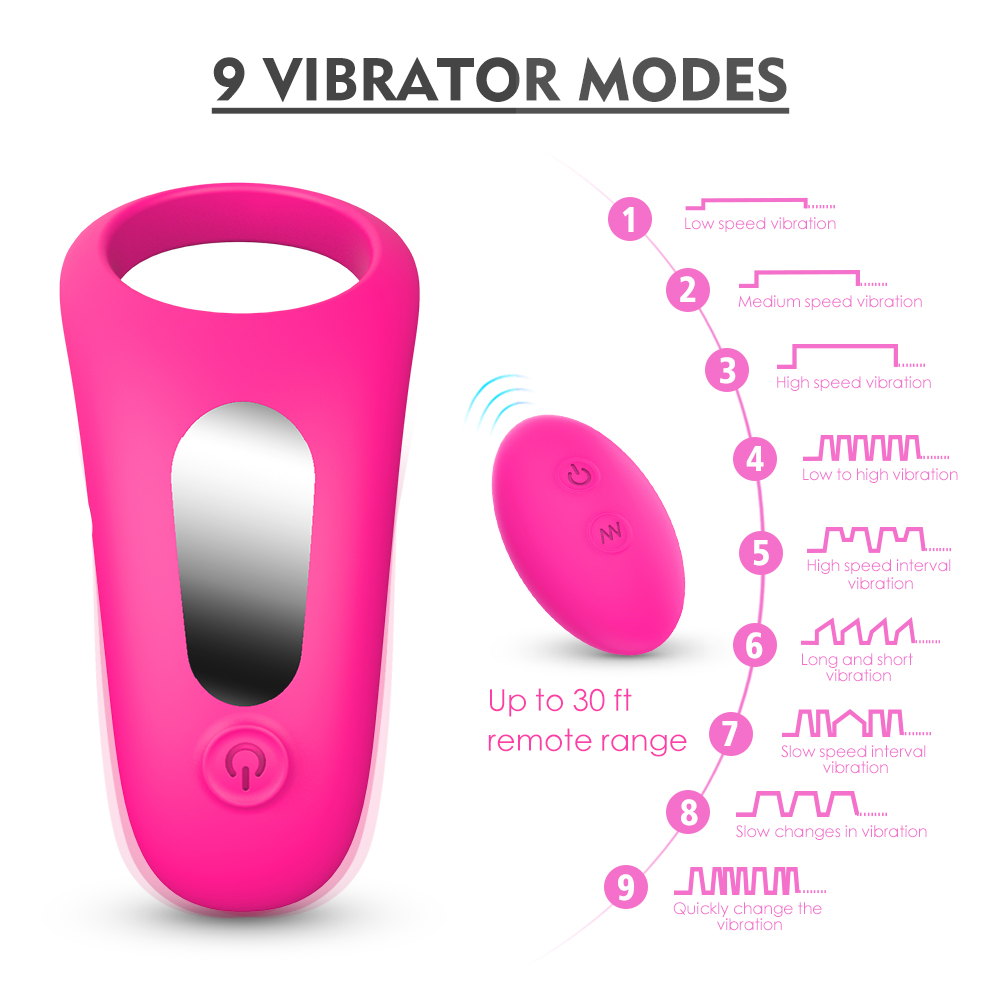 Hot Sell Sex Products Boys Delay Ejaculation Male Remote Control Cock Ring Sex Silicone Men Cock Ring