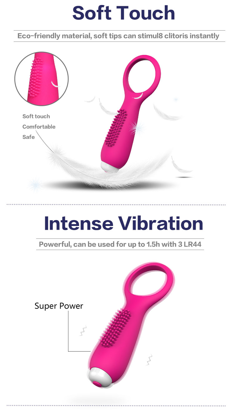 Cheap Silicone Sex Toy Delay Ejaculation Vibrating Cock Ring, Penis Ring for Sale