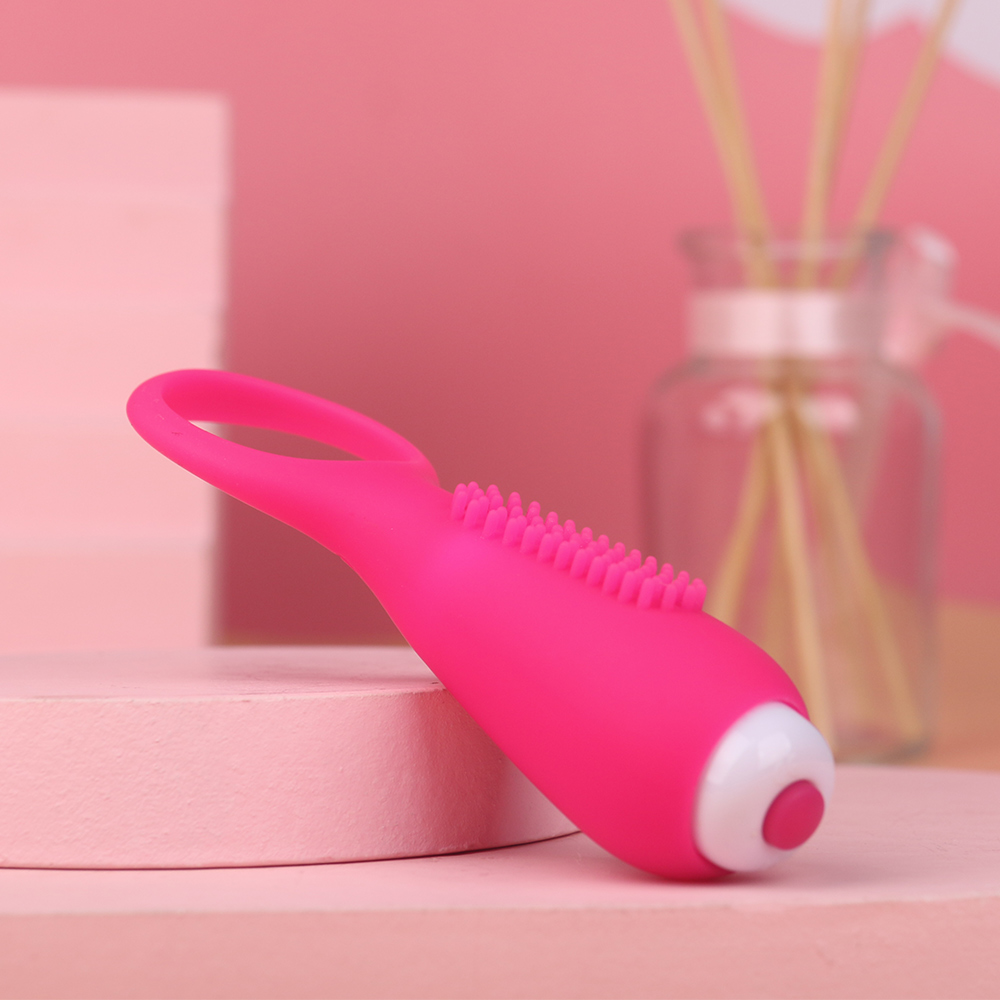All-silica Gel with Battery of the Penis Ring for Couples Sexual Life of the Vibrating  Cock Ring